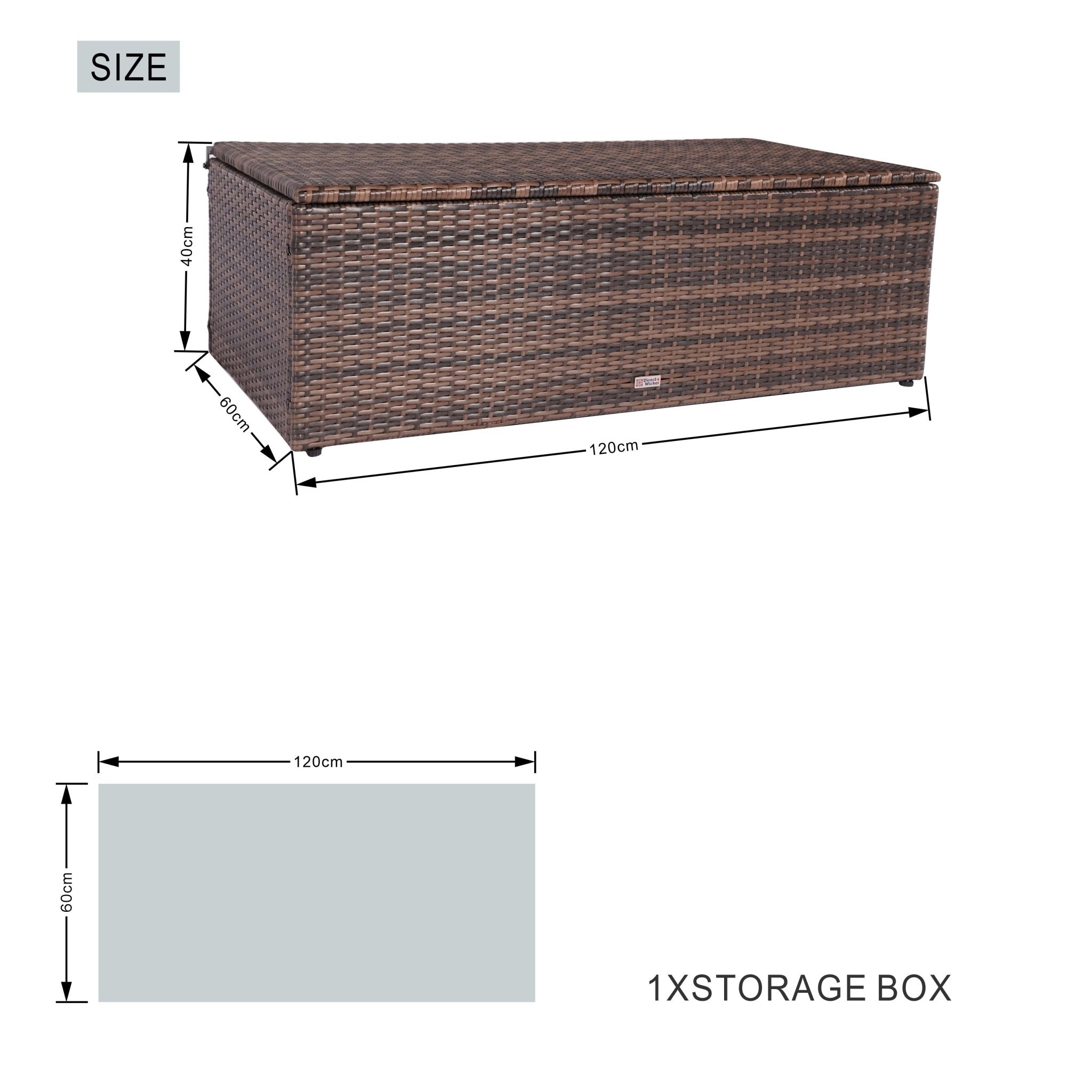 Replacement Coffee table and 2 single sofas for PAS - 1503 - Direct Wicker