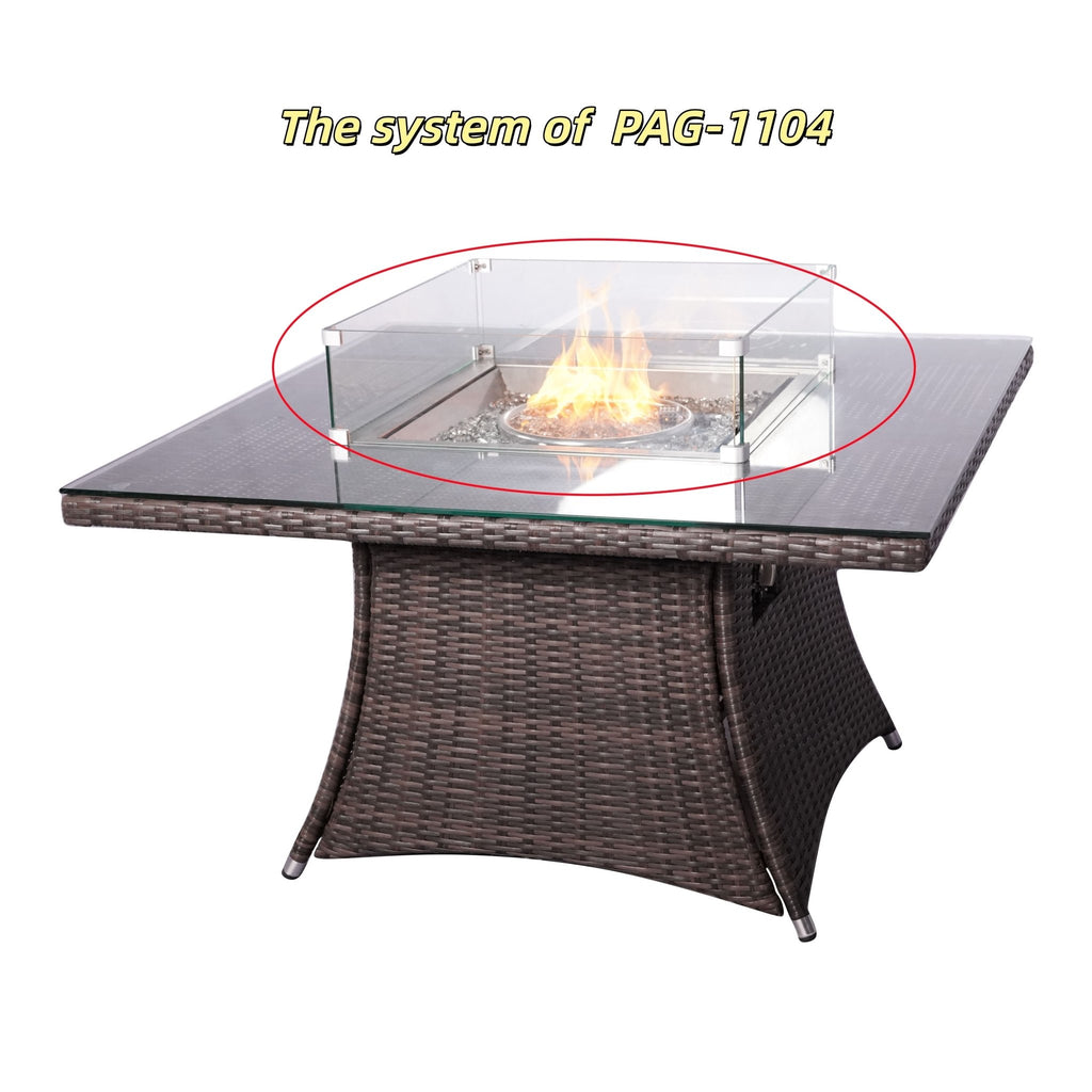 Replacement Firepit Table System for PAG - 1104/1108 - Direct Wicker