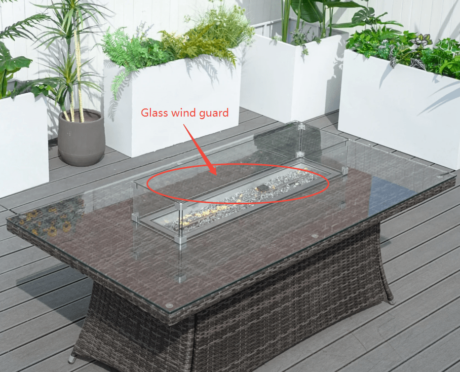 Replacement Firepit Table System for PAG - 1106R - Direct Wicker