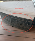 Replacement for PAL-1202-ottoman(no cushion) - Direct Wicker