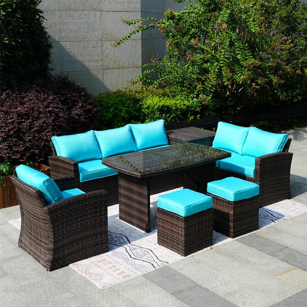 Santiago Outdoor Furniture Replacement Cushion Covers (PAS - 1403B - Cushion Covers) - Direct Wicker