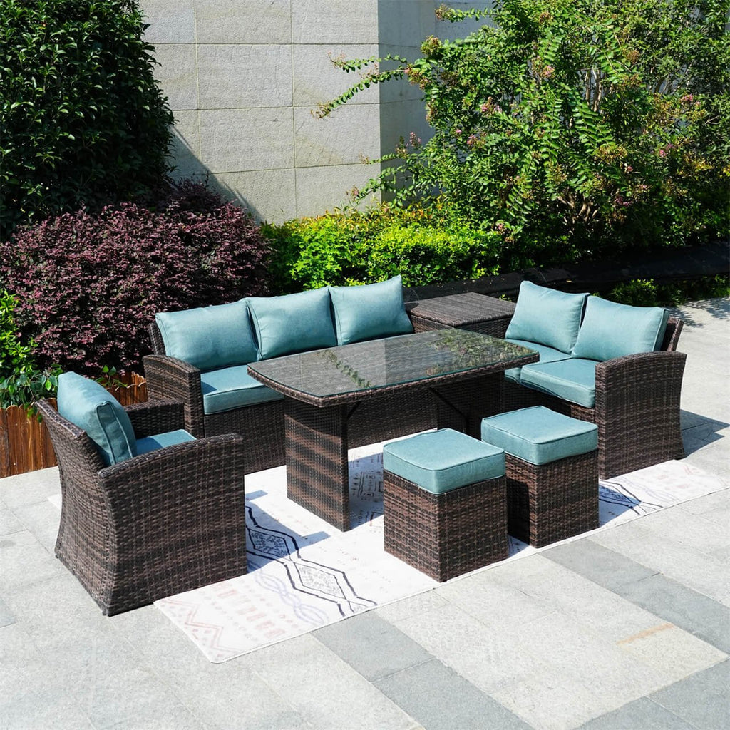 Santiago Outdoor Furniture Replacement Cushion Covers (PAS - 1403B - Cushion Covers) - Direct Wicker