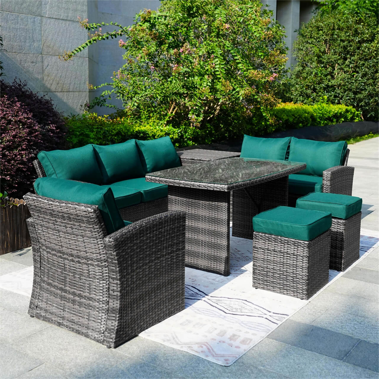 Santiago Outdoor Furniture Replacement Cushion Covers (PAS - 1403B - Cushion Covers) - Direct Wicker