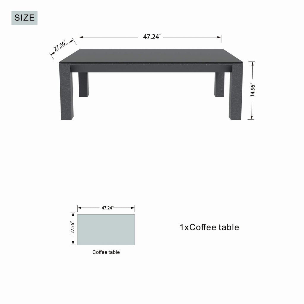 Seville Outdoor Sofa Set – 4/5/7 Seater Options (PAS-2326) - Direct Wicker