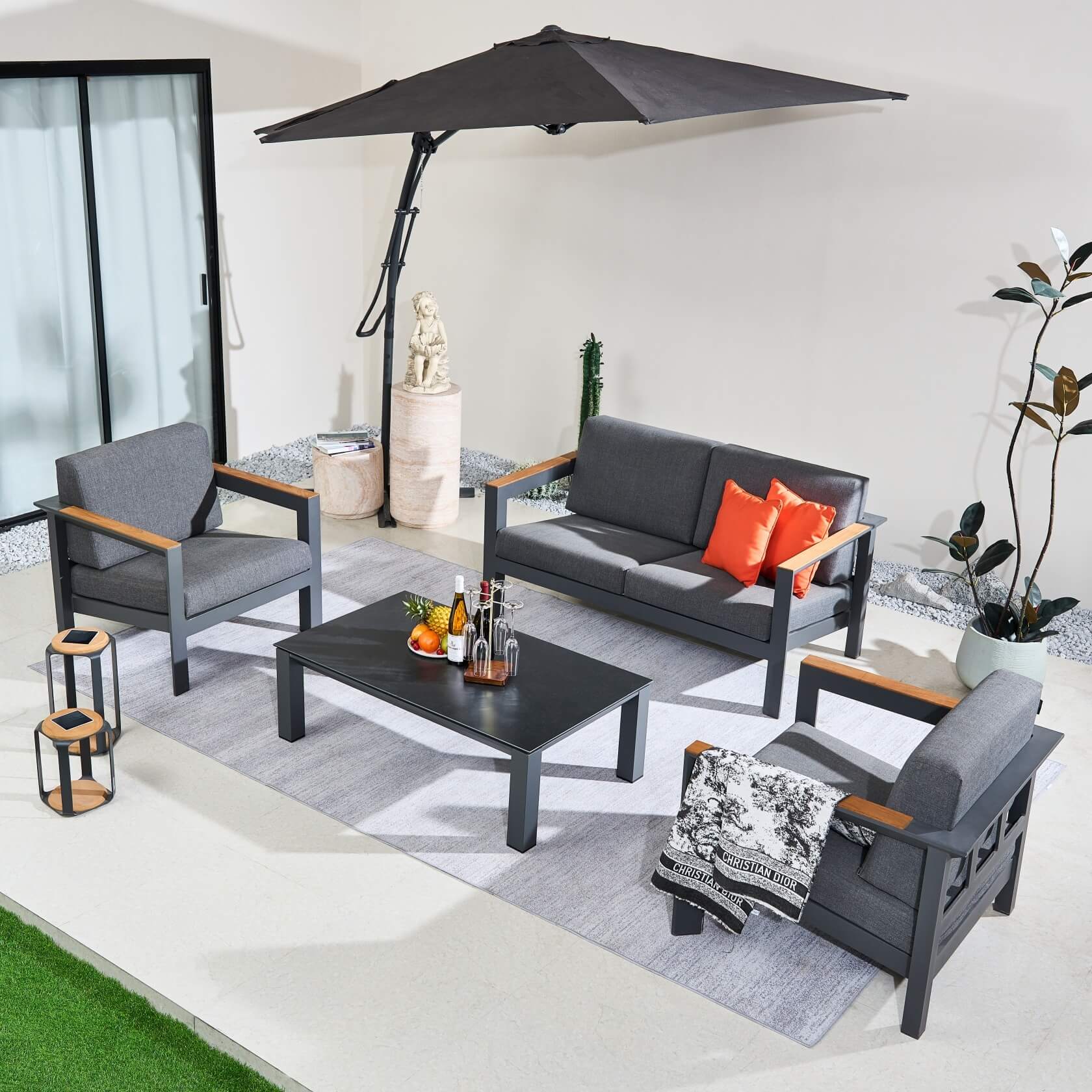 Seville Outdoor Sofa Set – 4/5/7 Seater Options (PAS-2326) - Direct Wicker