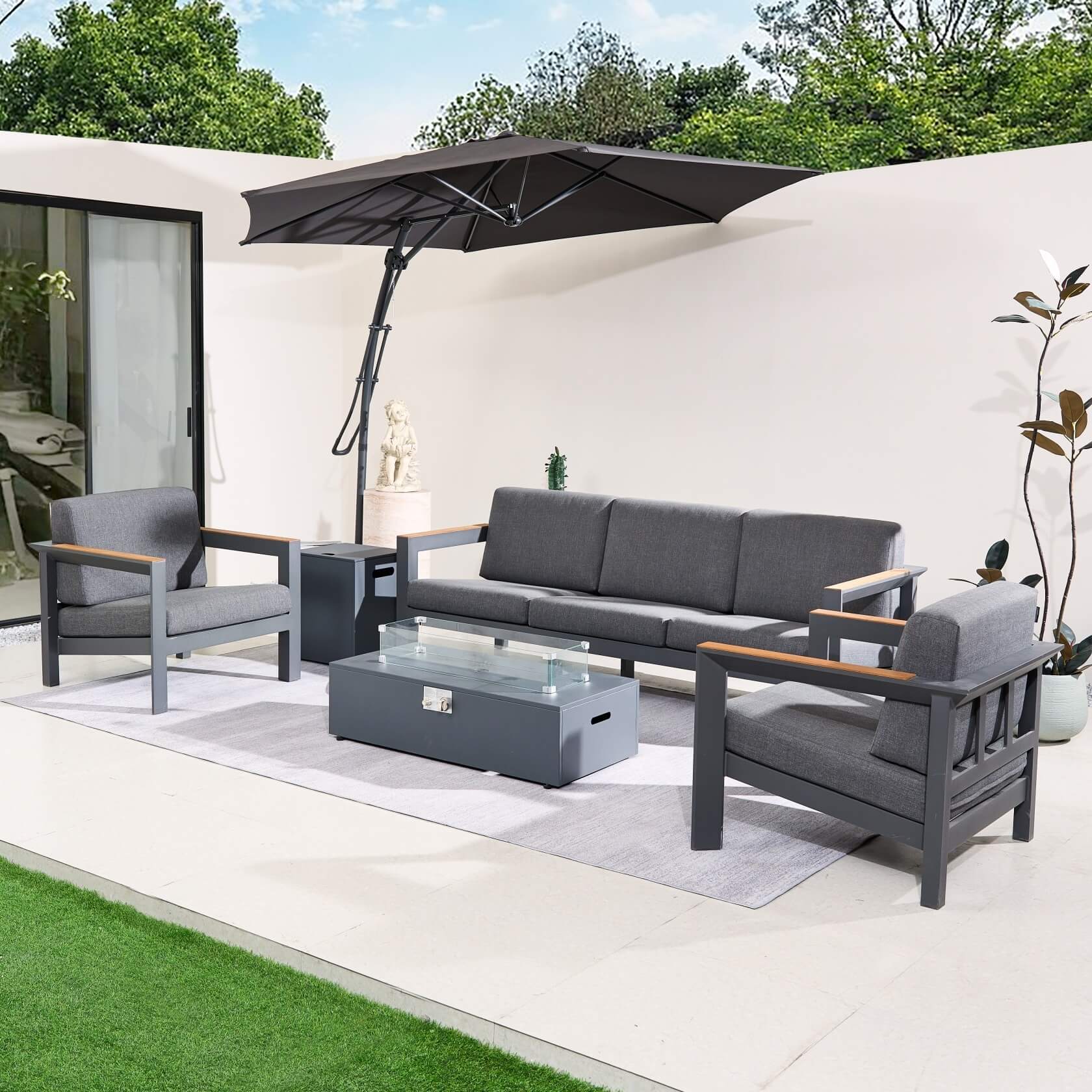 Seville Outdoor Sofa Set – 4/5/7 Seater Options (PAS-2326) - Direct Wicker