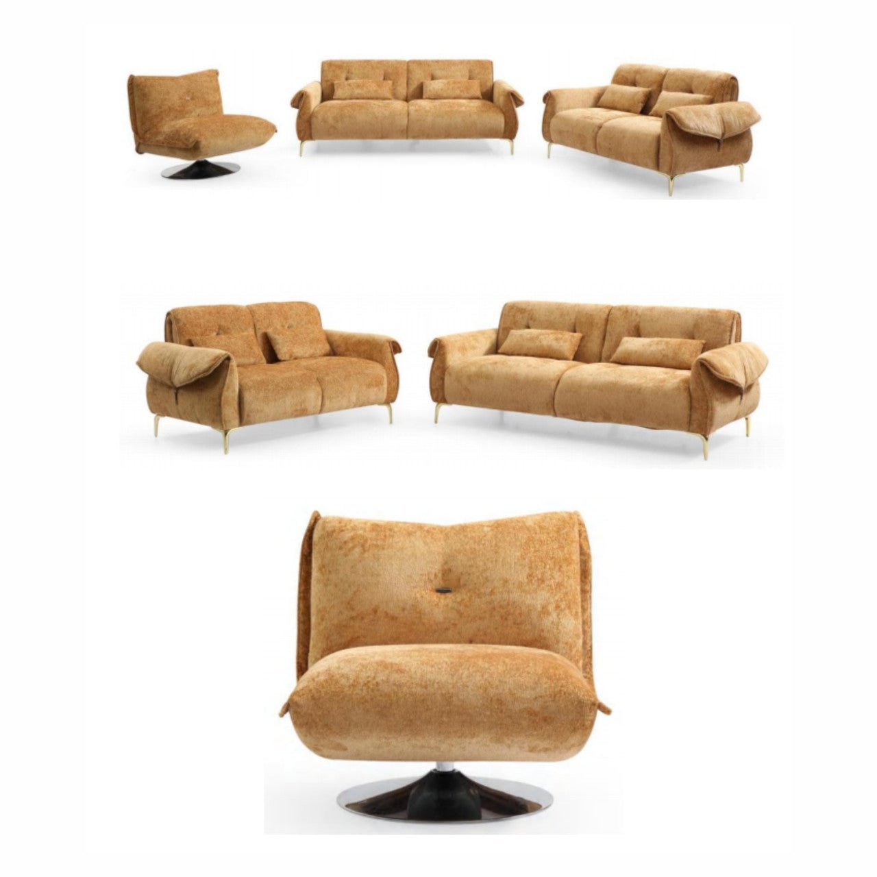 Simple and Cozy Indoor Sofa Set for Comfortable Living (PAS - 241387) - Direct Wicker