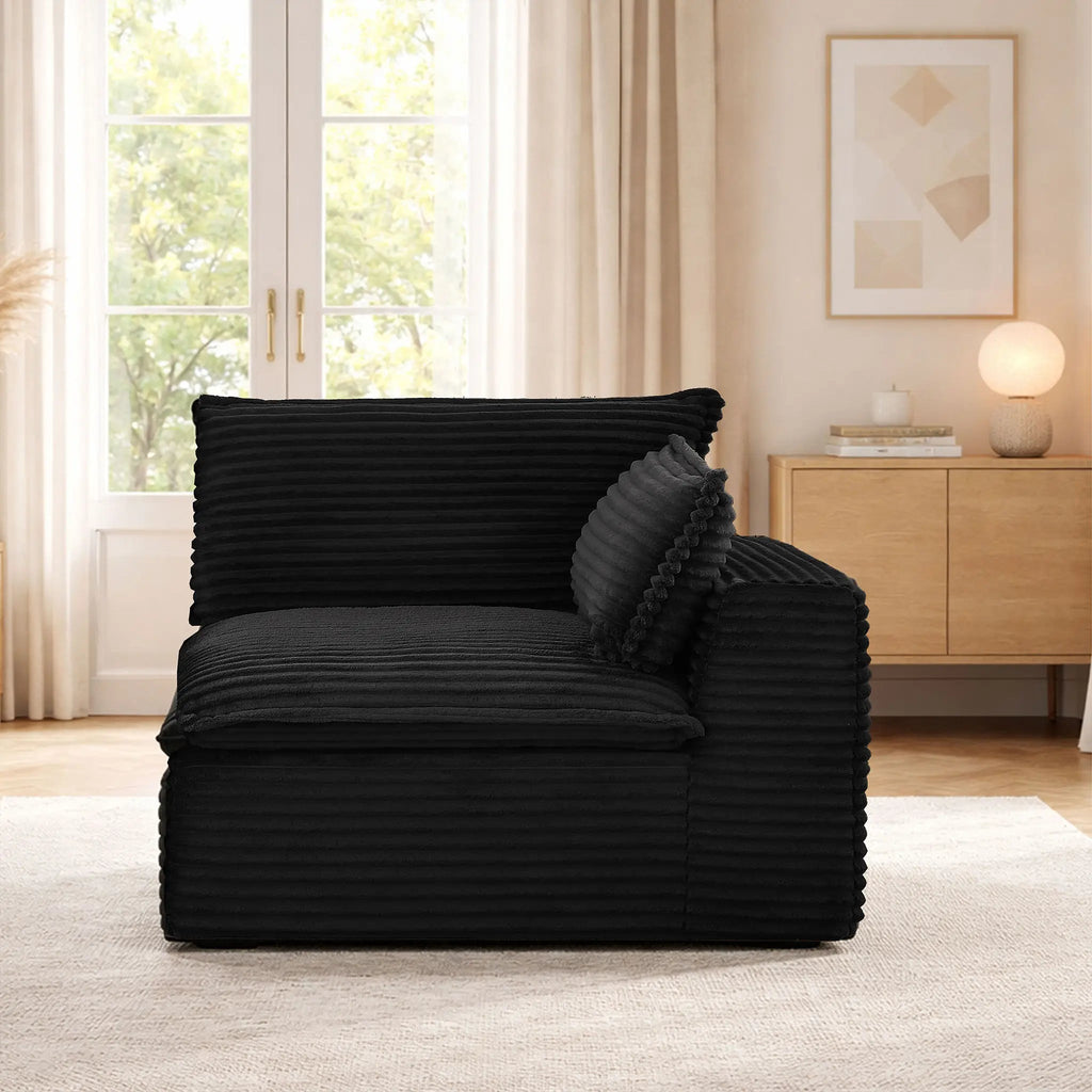 Single Left Modular Sectional Sofa (PAS - 2637 - LS) - Direct Wicker