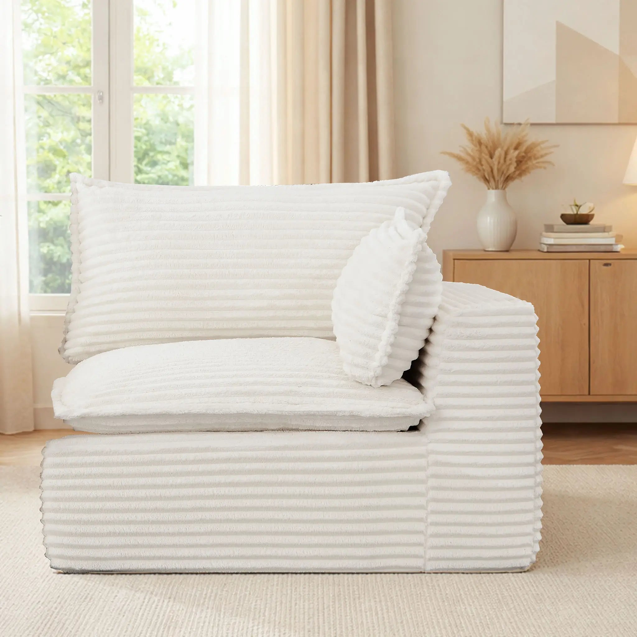 Single Left Modular Sectional Sofa (PAS - 2637 - LS) - Direct Wicker