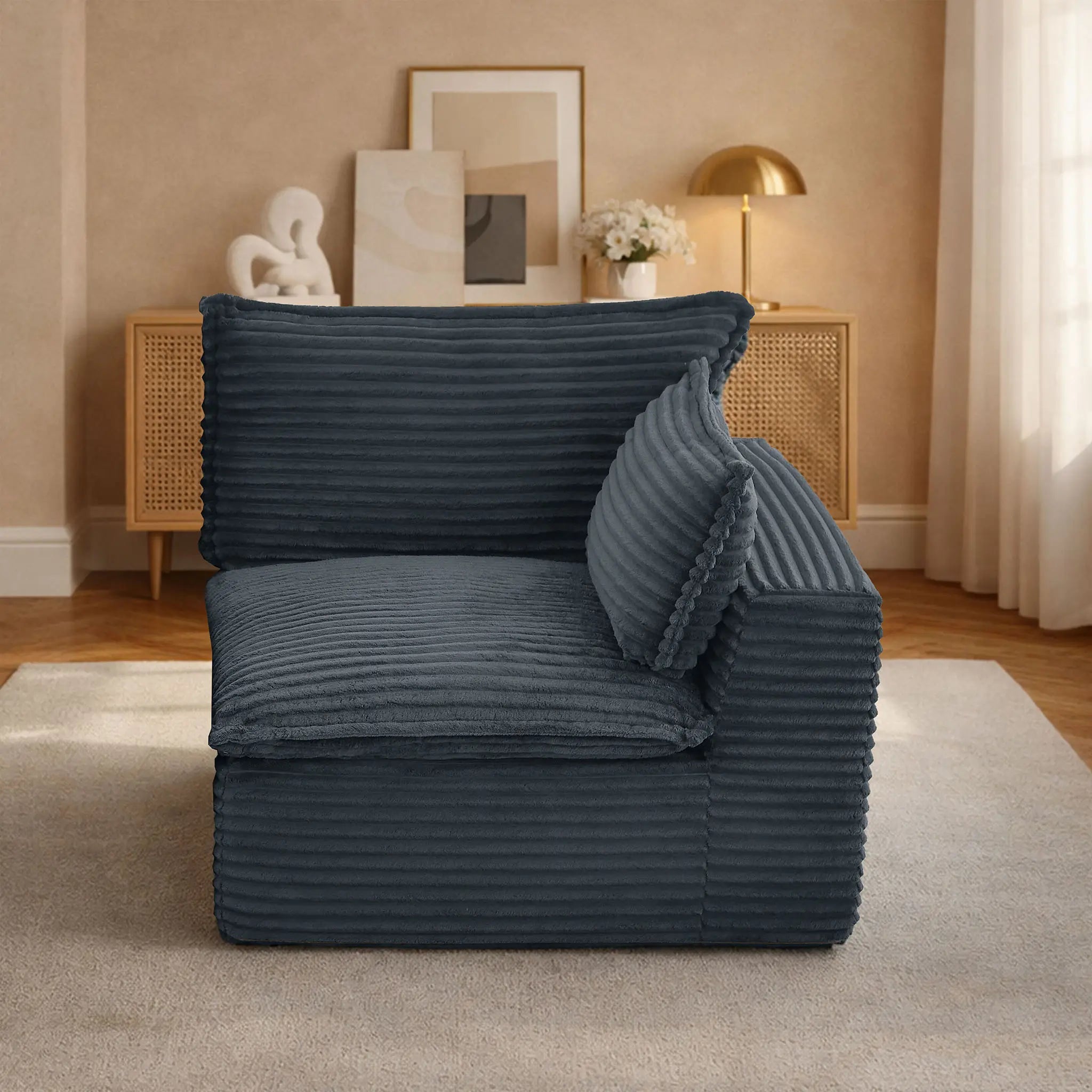 Single Left Modular Sectional Sofa (PAS - 2637 - LS) - Direct Wicker