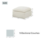 Single Modular Sectional Footstool (PAS-2637-FT) - Direct Wicker