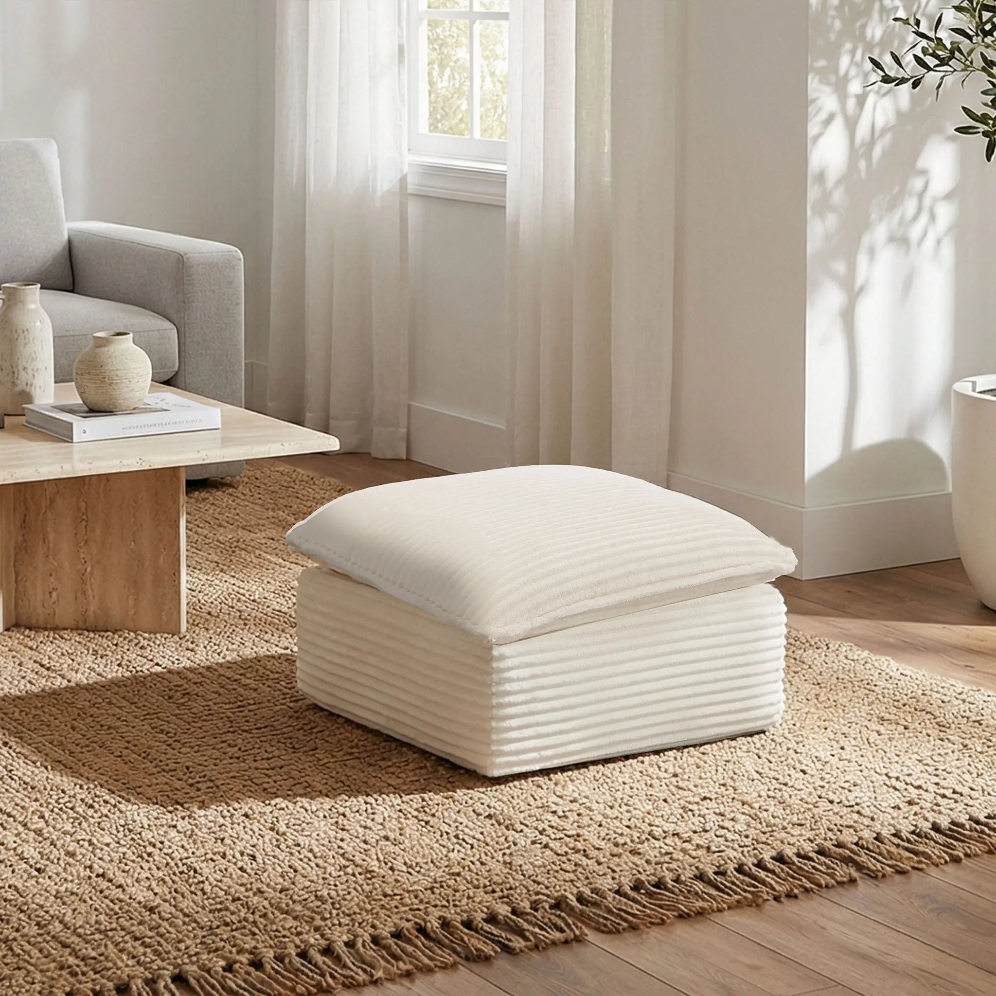 Single Modular Sectional Footstool (PAS-2637-FT) - Direct Wicker