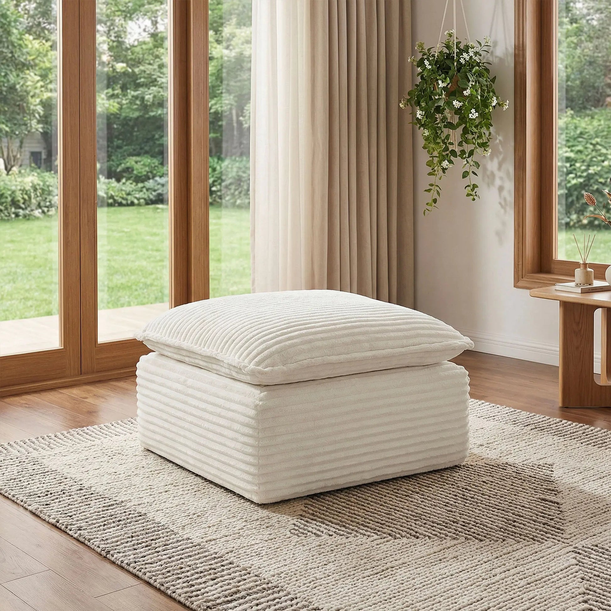 Single Modular Sectional Footstool (PAS-2637-FT) - Direct Wicker