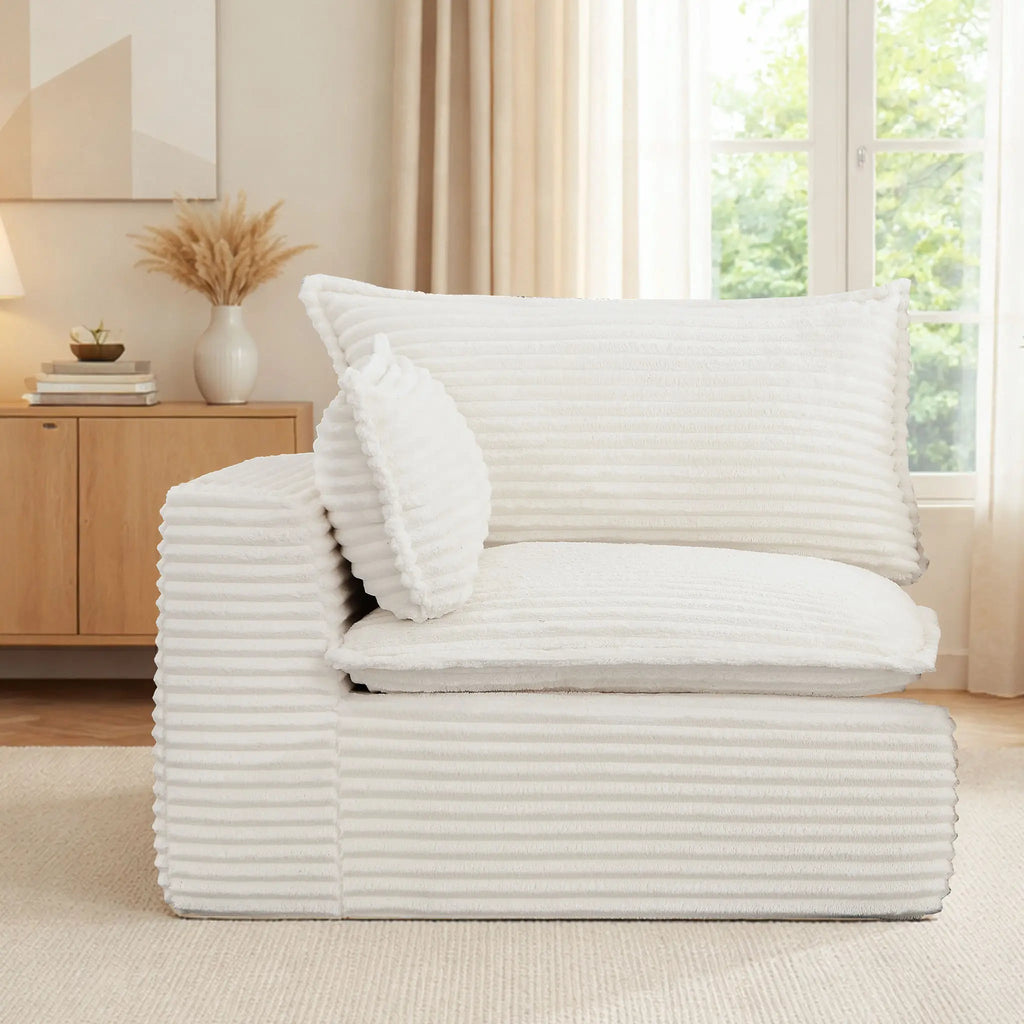 Single Right Modular Sectional Sofa (PAS - 2637 - RS) - Direct Wicker