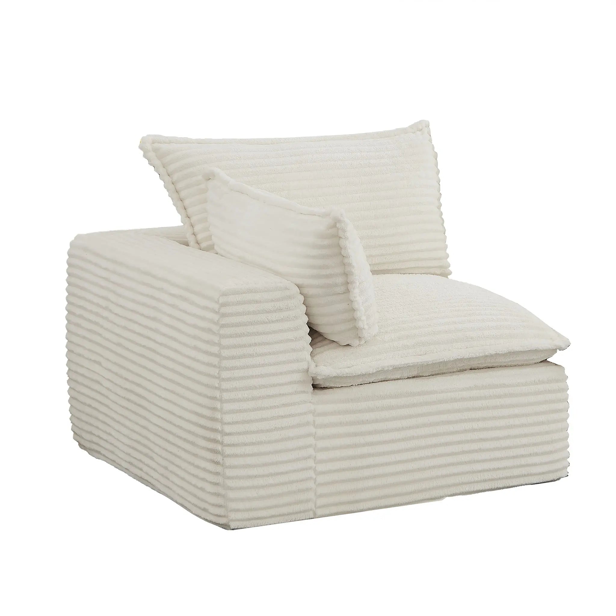 Single Right Modular Sectional Sofa (PAS - 2637 - RS) - Direct Wicker