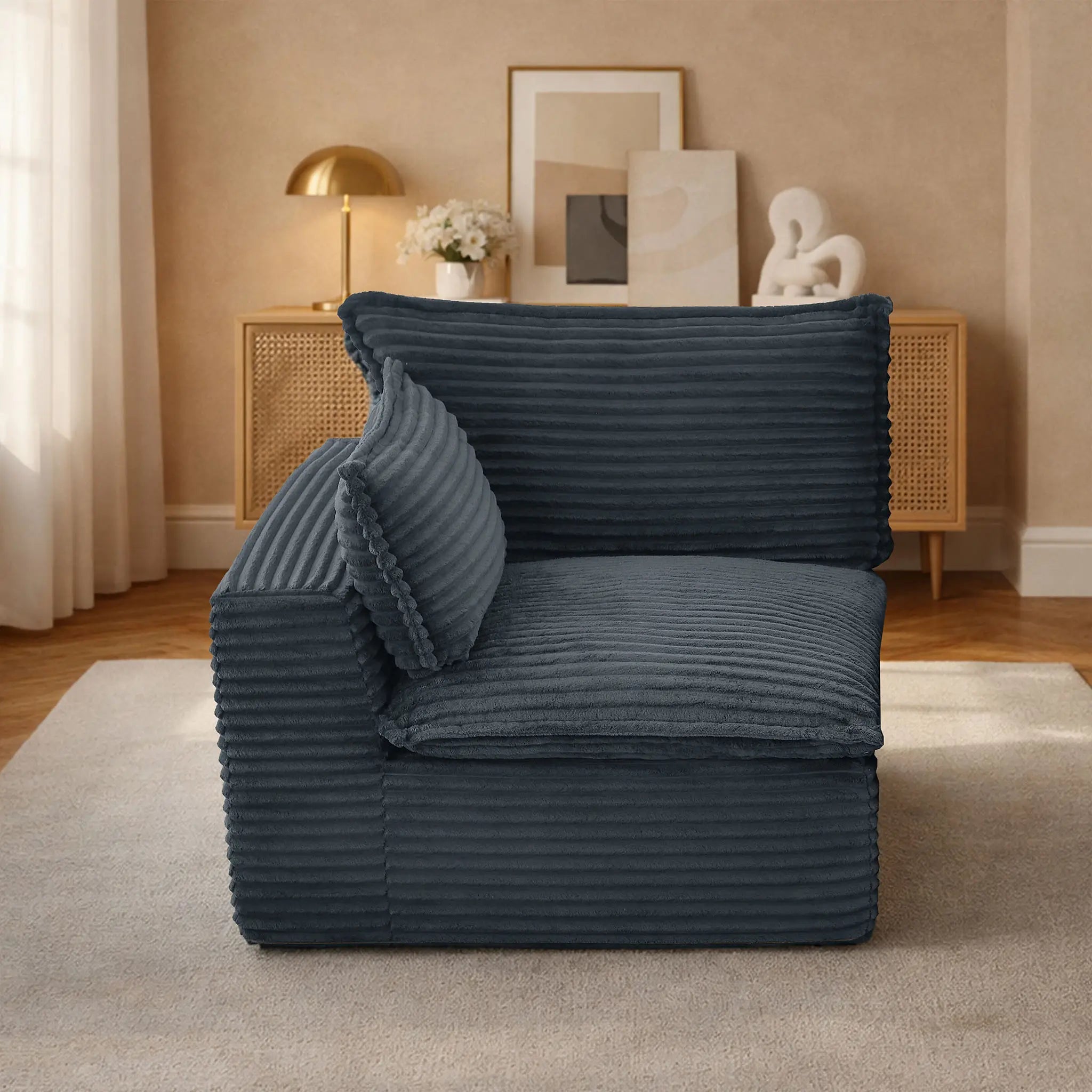 Single Right Modular Sectional Sofa (PAS - 2637 - RS) - Direct Wicker