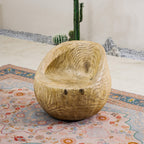 Single-Seat Sofa Chair – Terrafab Composite Material with Iron Frame (PAC-24919SC) - Direct Wicker