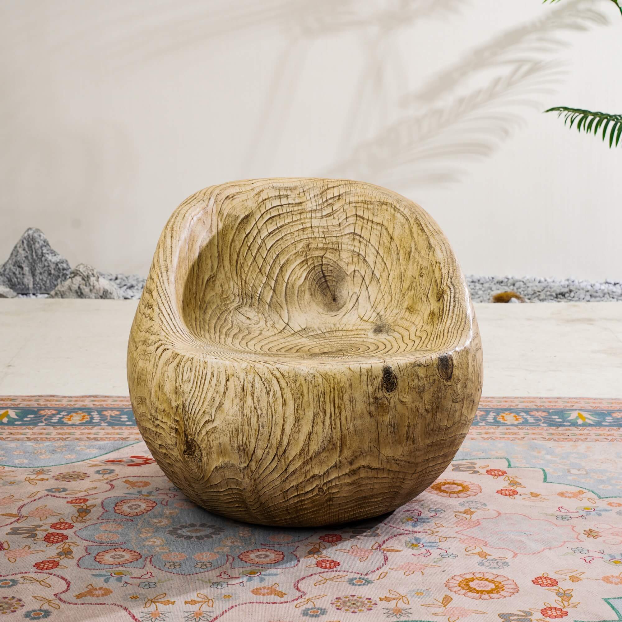 Single-Seat Sofa Chair – Terrafab Composite Material with Iron Frame (PAC-24919SC) - Direct Wicker