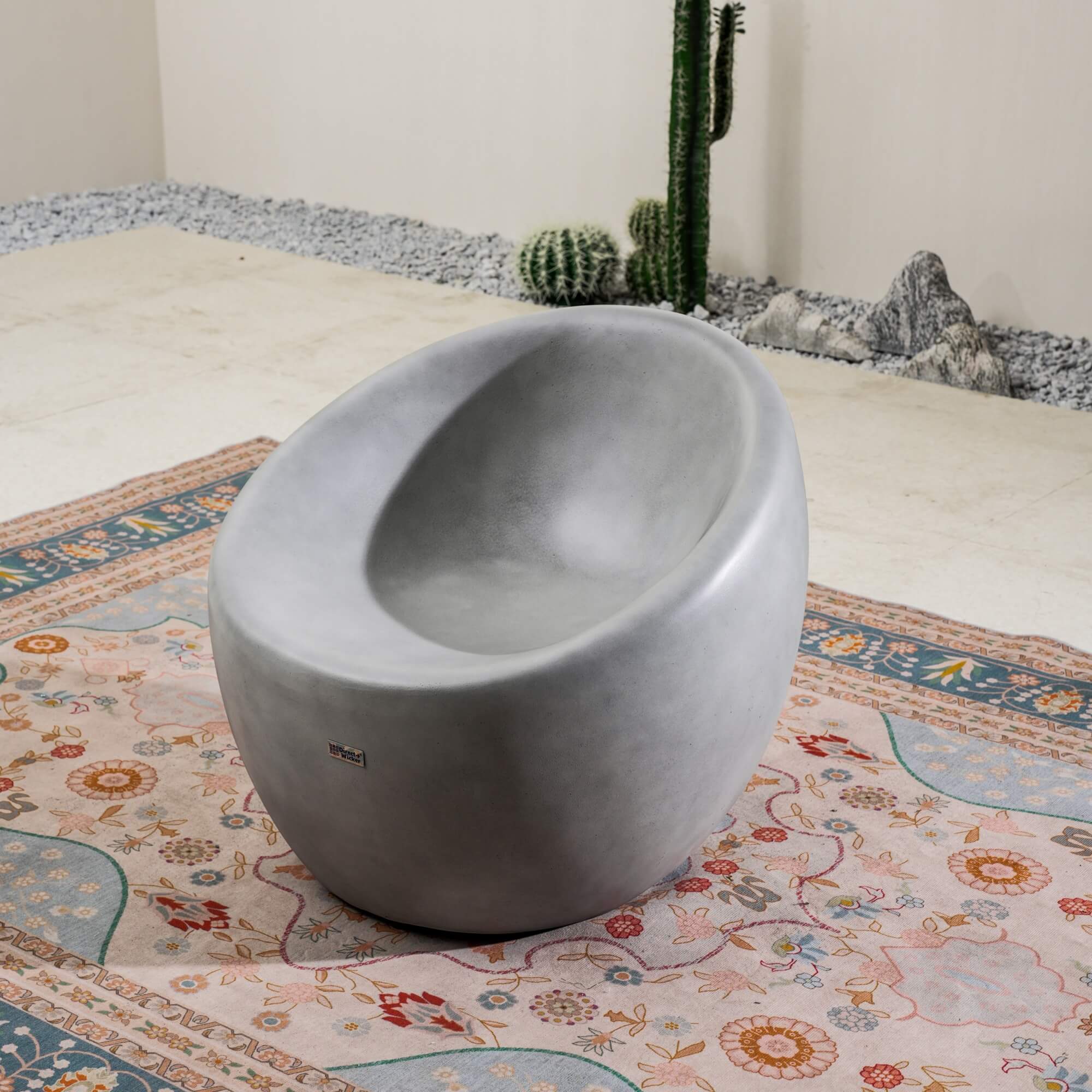 Single Seat Sofa Chair – Terrafab Composite Material with Iron Frame（PAC - 24921SC） - Direct Wicker