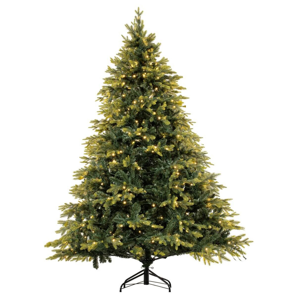 Snow Flocked Unlit Artificial Christmas Tree with Frosted PVC Branches, Full Evergreen Shape & Metal Stand – 5 FT, 6 FT & 7 FT (PAT-013) (Copy) - Direct Wicker