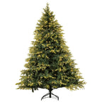 Snow Flocked Unlit Artificial Christmas Tree with Frosted PVC Branches, Full Evergreen Shape & Metal Stand – 5 FT, 6 FT & 7 FT (PAT-013) (Copy) - Direct Wicker