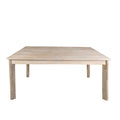 Solid Wood Dining Table – 63" Rectangular Table for Indoor & Outdoor Use - Direct Wicker