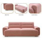 Stylish Small Three - Person Sofa Bed, Foldable & Easy to Handle (PAS - 241279TS) - Direct Wicker