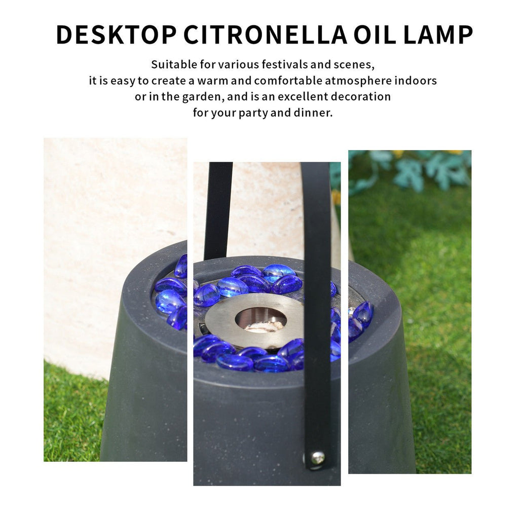 Table - Top Citronella Lamp (DW - FP997) - Direct Wicker