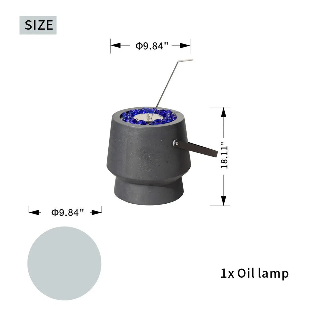 Table - Top Citronella Lamp (DW - FP997) - Direct Wicker