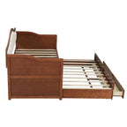 Twin Daybed with Trundle, Twin Size Daybed with 2 Storage Drawers - Direct Wicker