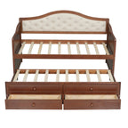 Twin Daybed with Trundle, Twin Size Daybed with 2 Storage Drawers - Direct Wicker