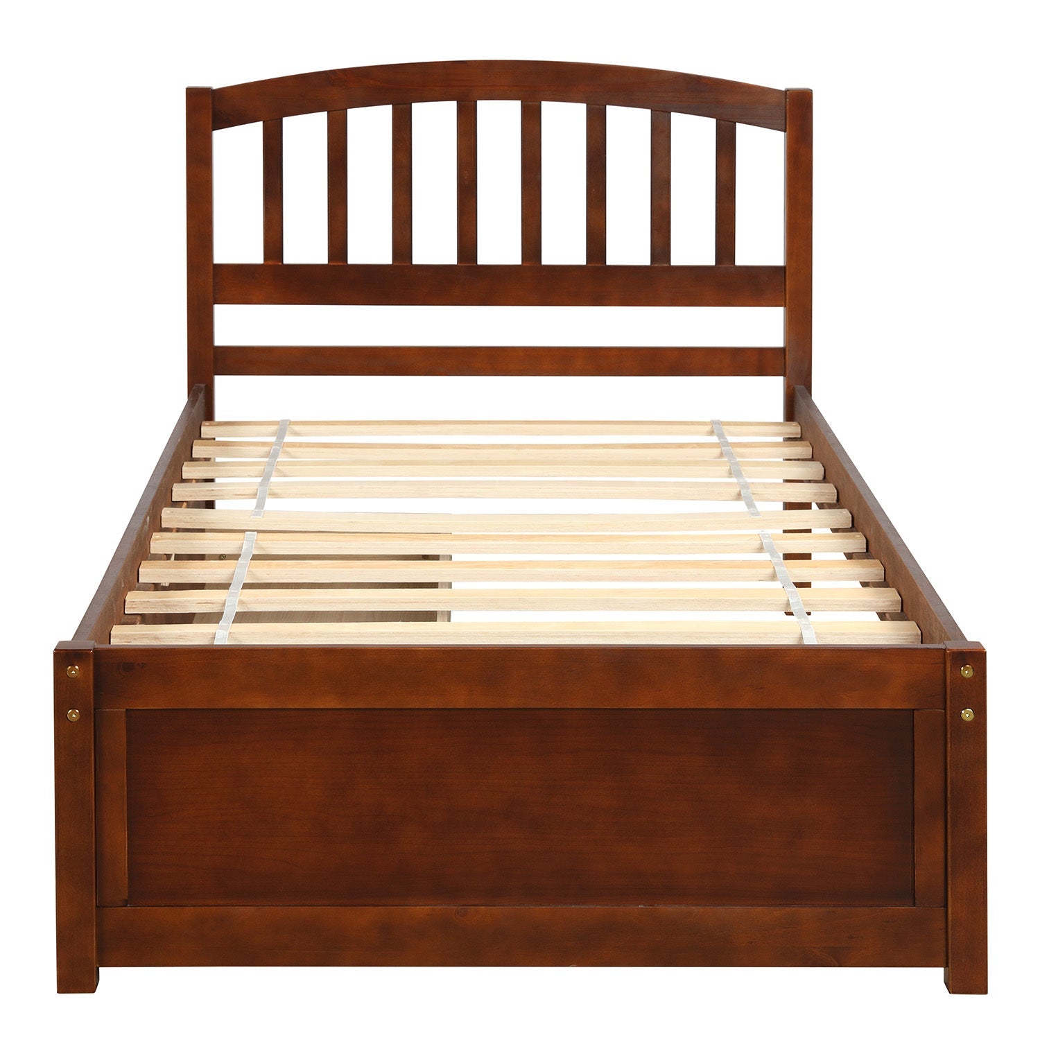 Twin Platform Storage Bed Frame with Two Drawers and Headboard (WF194279AAD) - Direct Wicker