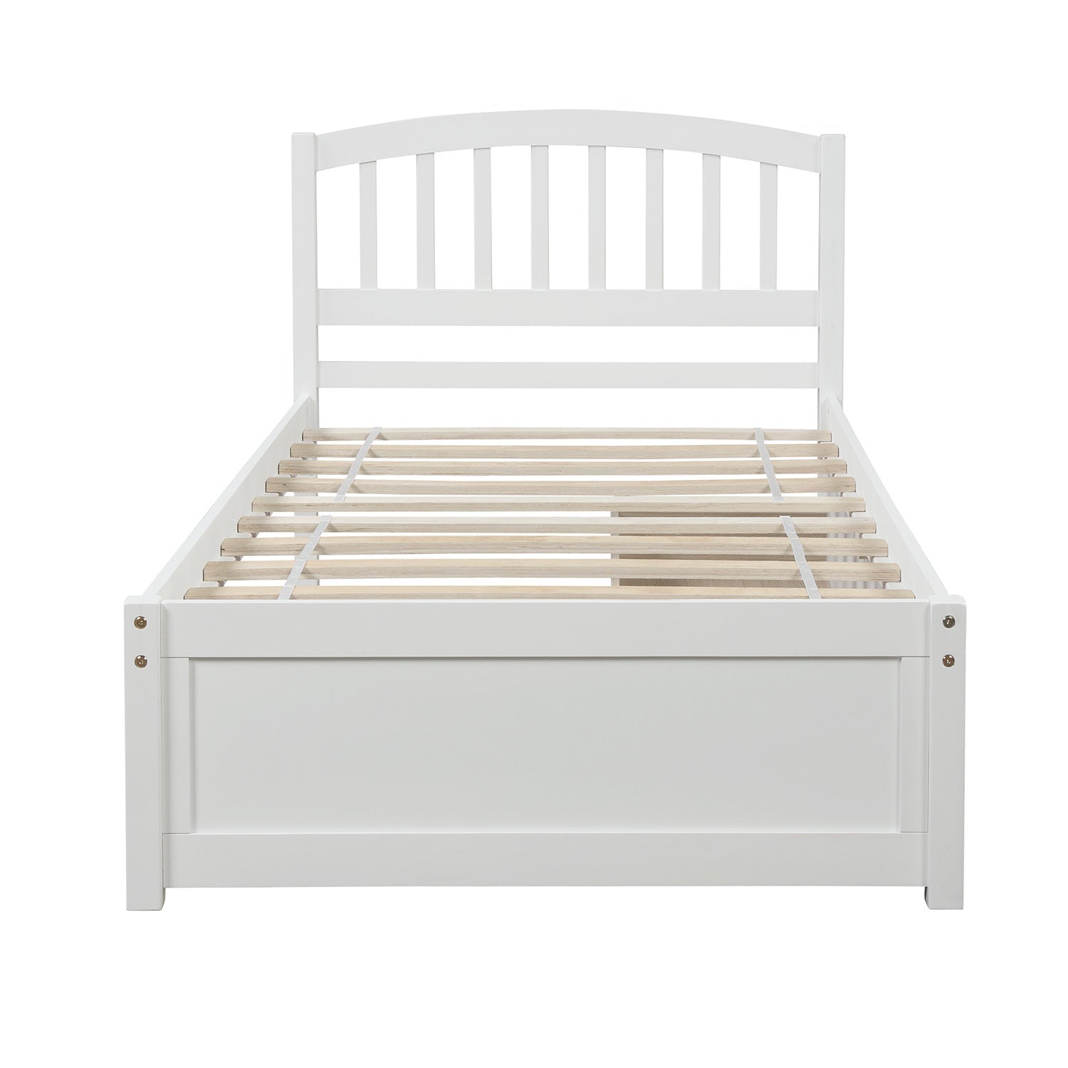 Twin Platform Storage Bed Wood Bed Frame (WF194279AAK) - Direct Wicker