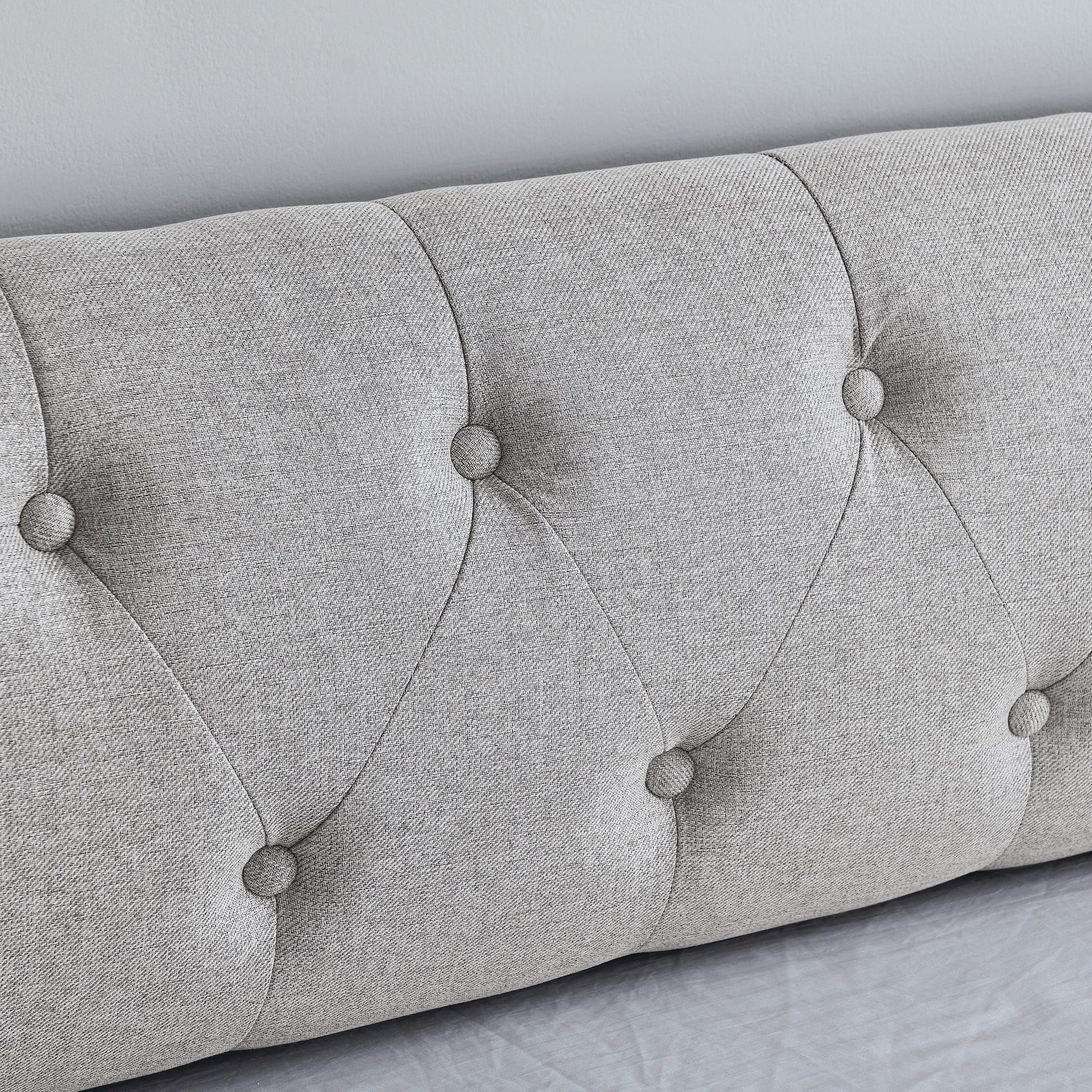 Twin Size Upholstery DayBed with Twin Size Erectable Trundle (W1413S00027) - Direct Wicker