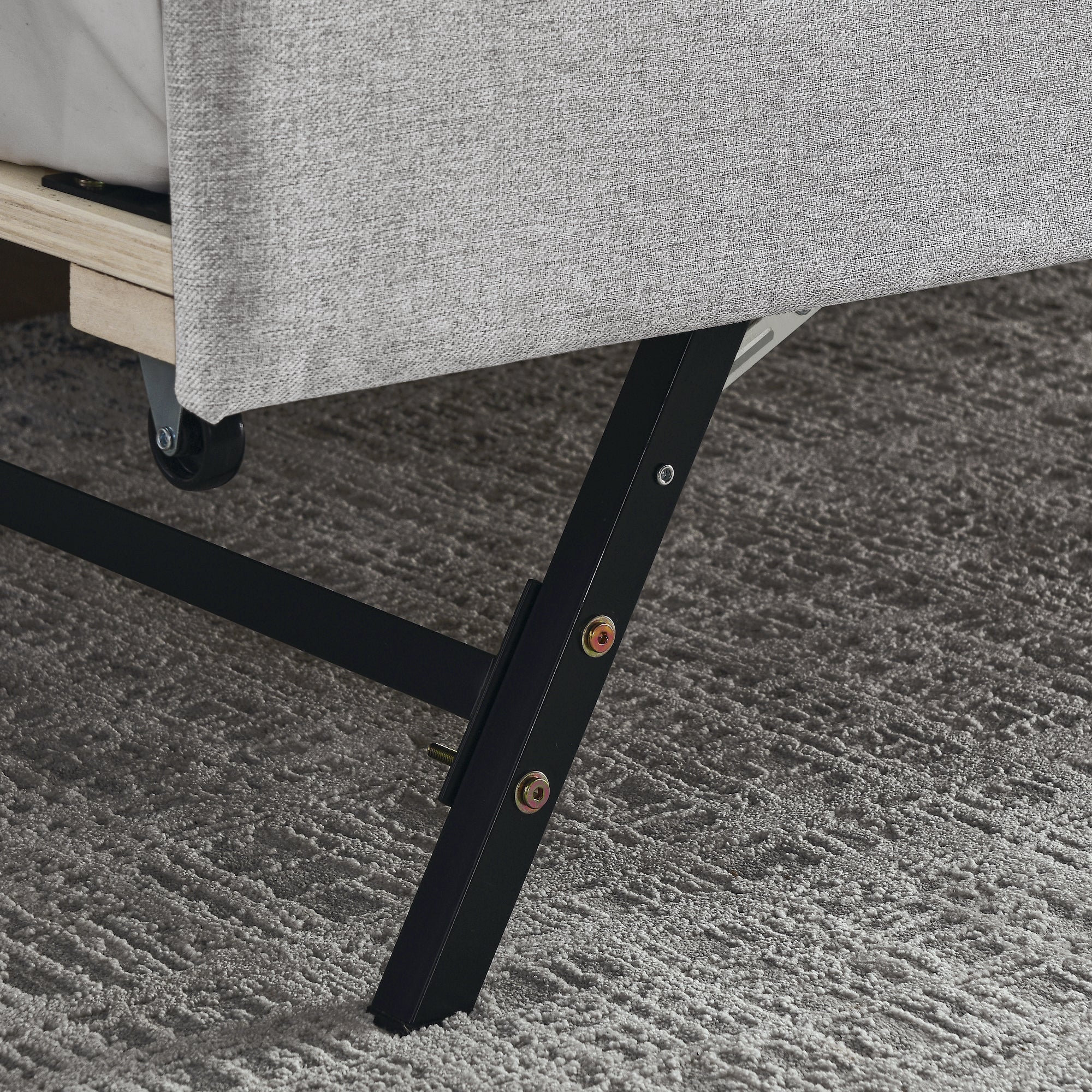 Twin Size Upholstery DayBed with Twin Size Erectable Trundle (W1413S00027) - Direct Wicker