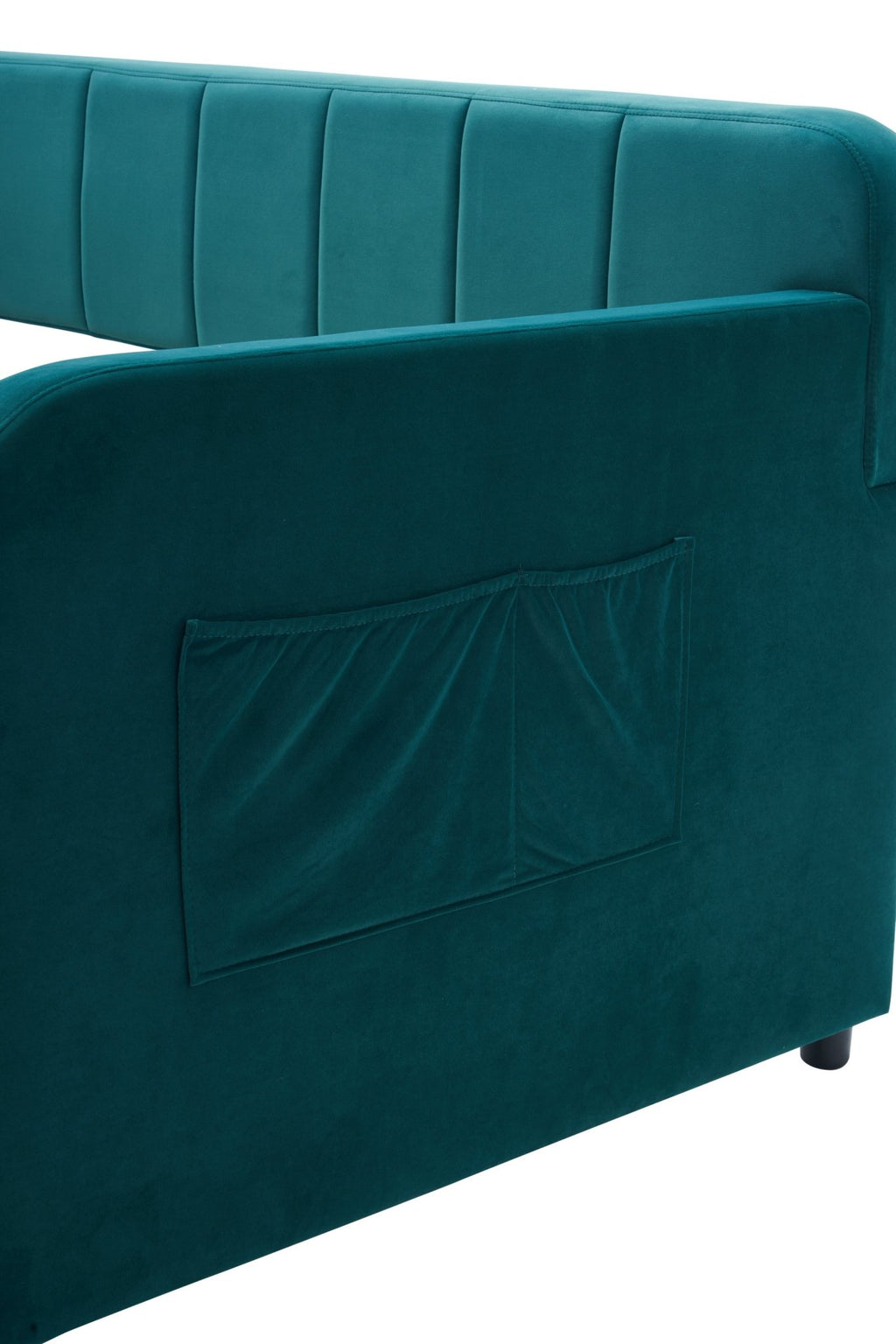Twin Upholstered Daybed Frame with Trundle, Twin Size Sofa Bed - Direct Wicker