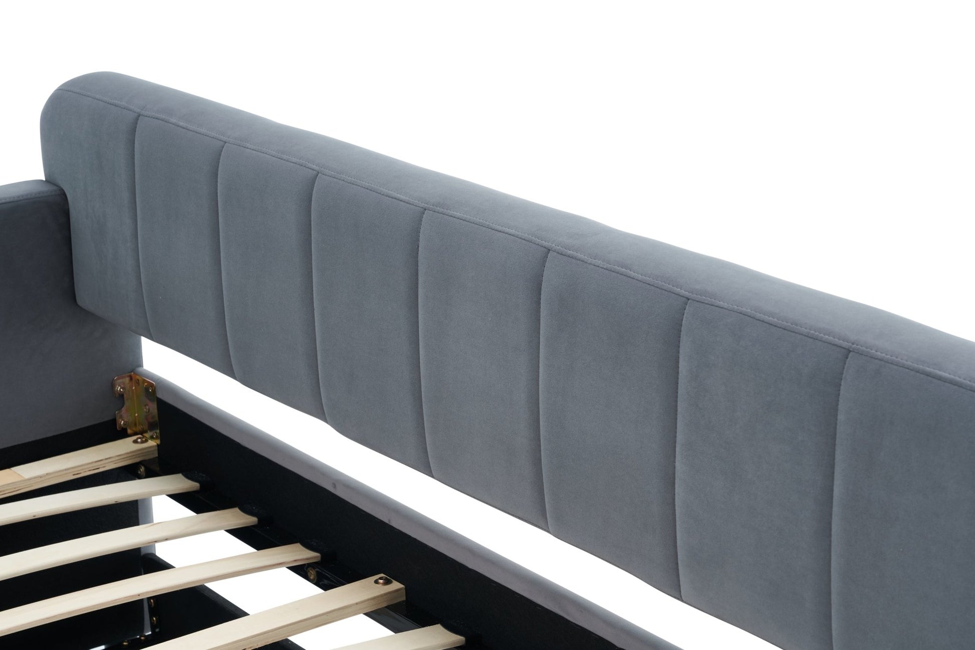 Twin Upholstered Daybed Frame with Trundle, Twin Size Sofa Bed - Direct Wicker