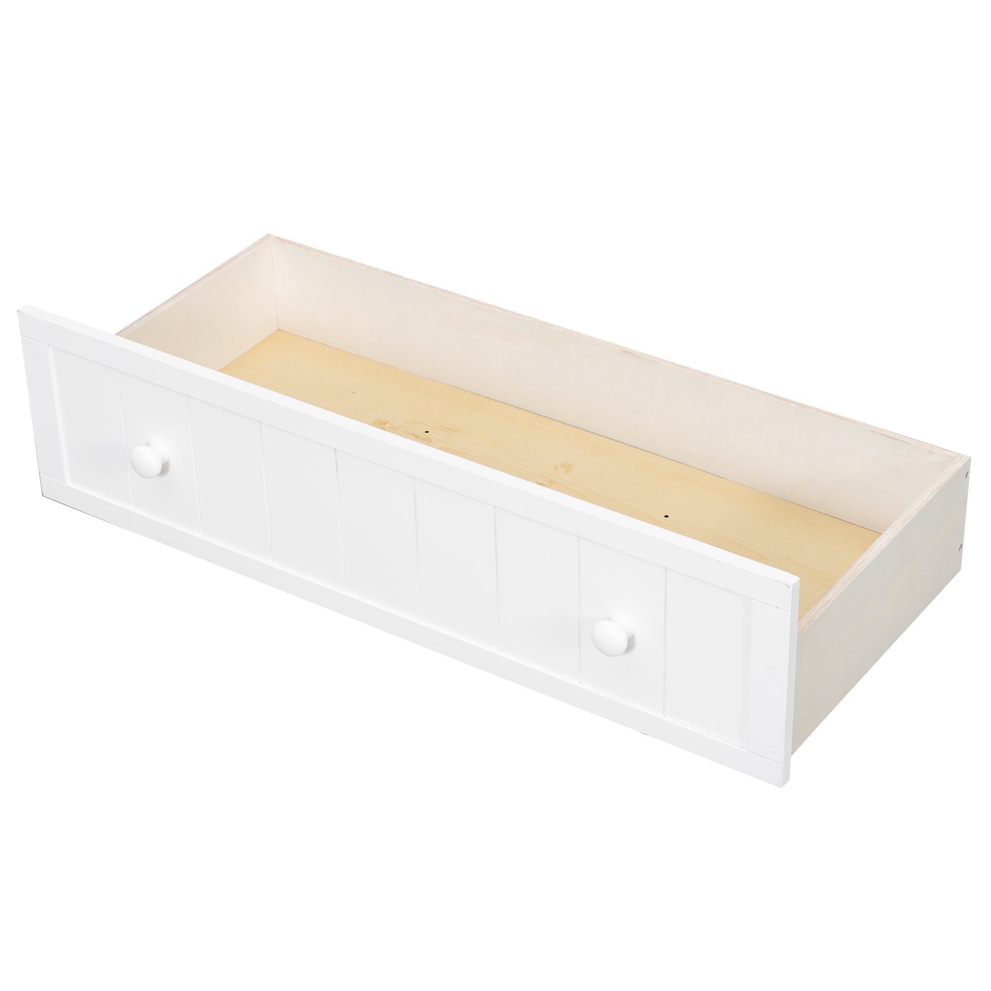 Twin Wooden Daybed with 2 drawers, Sofa Bed for Bedroom & Living Room (N708P357111K) - Direct Wicker