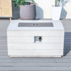 Venetian Rectangle Fire Pit Table for Outdoor Use (PAG - 2150) - Direct Wicker
