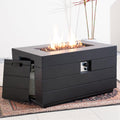 Venetian Rectangle Fire Pit Table for Outdoor Use (PAG - 2150) - Direct Wicker