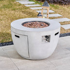 Venetian Round Fire Pit Table for Outdoor Use (PAG - 2160) - Direct Wicker