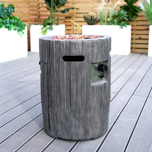 Vertical Wood Grain Effect Heater (PAG - 2351) - Direct Wicker