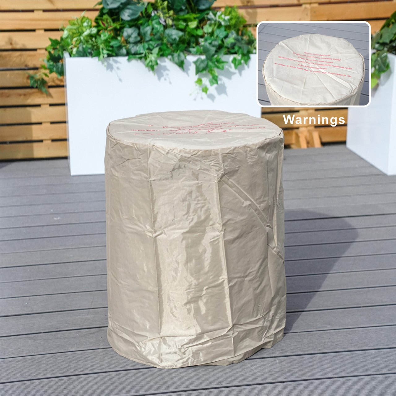 Vertical Wood Grain Effect Heater (PAG - 2351) - Direct Wicker