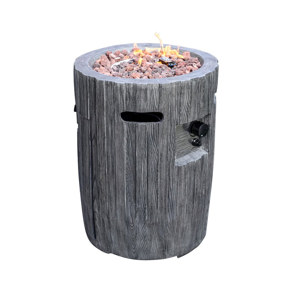 Vertical Wood Grain Effect Heater (PAG - 2351) - Direct Wicker