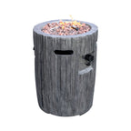 Vertical Wood Grain Effect Heater (PAG - 2351) - Direct Wicker