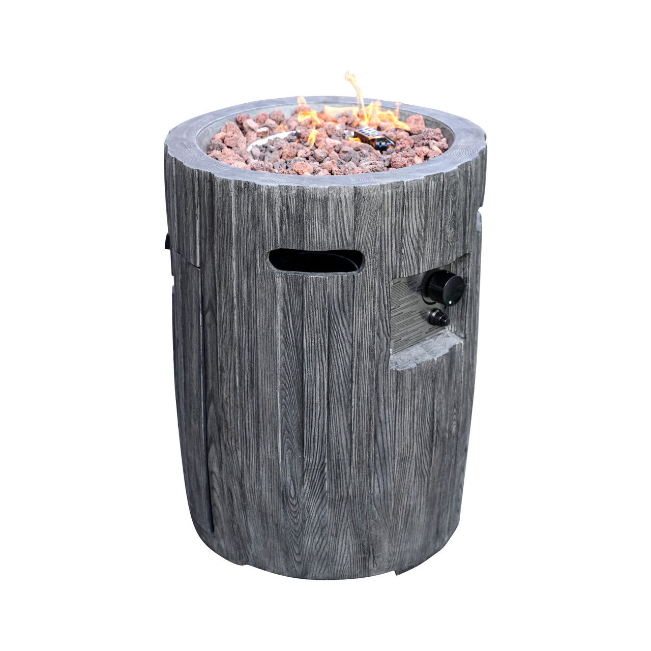 Vertical Wood Grain Effect Heater (PAG - 2351) - Direct Wicker
