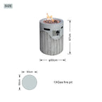 Vertical Wood Grain Effect Heater (PAG - 2353) - Direct Wicker