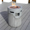 Vertical Wood Grain Effect Heater (PAG - 2353) - Direct Wicker