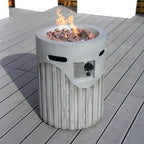 Vertical Wood Grain Effect Heater (PAG - 2353) - Direct Wicker