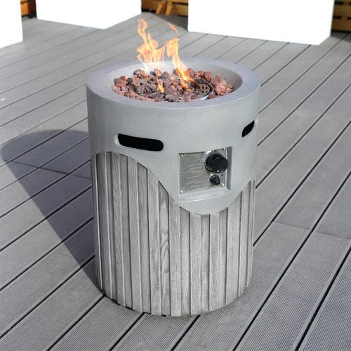 Vertical Wood Grain Effect Heater (PAG - 2353) - Direct Wicker